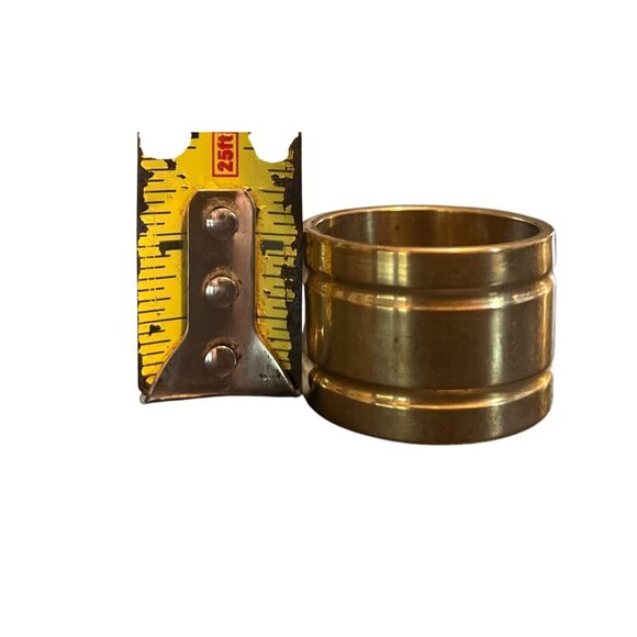 Vintage Solid Brass Napkin Rings Set Of 8 Made In India - Picture 4 of 4